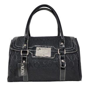 XOXO Urban Legend Black Jacquard Handbag Shoulder Purse